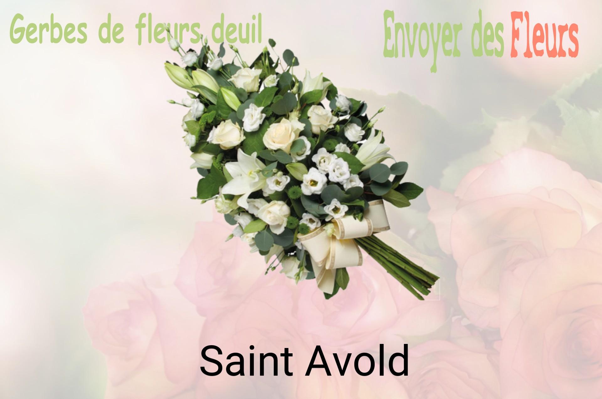 Gerbe de fleurs de deuil livrée à Saint-Avold